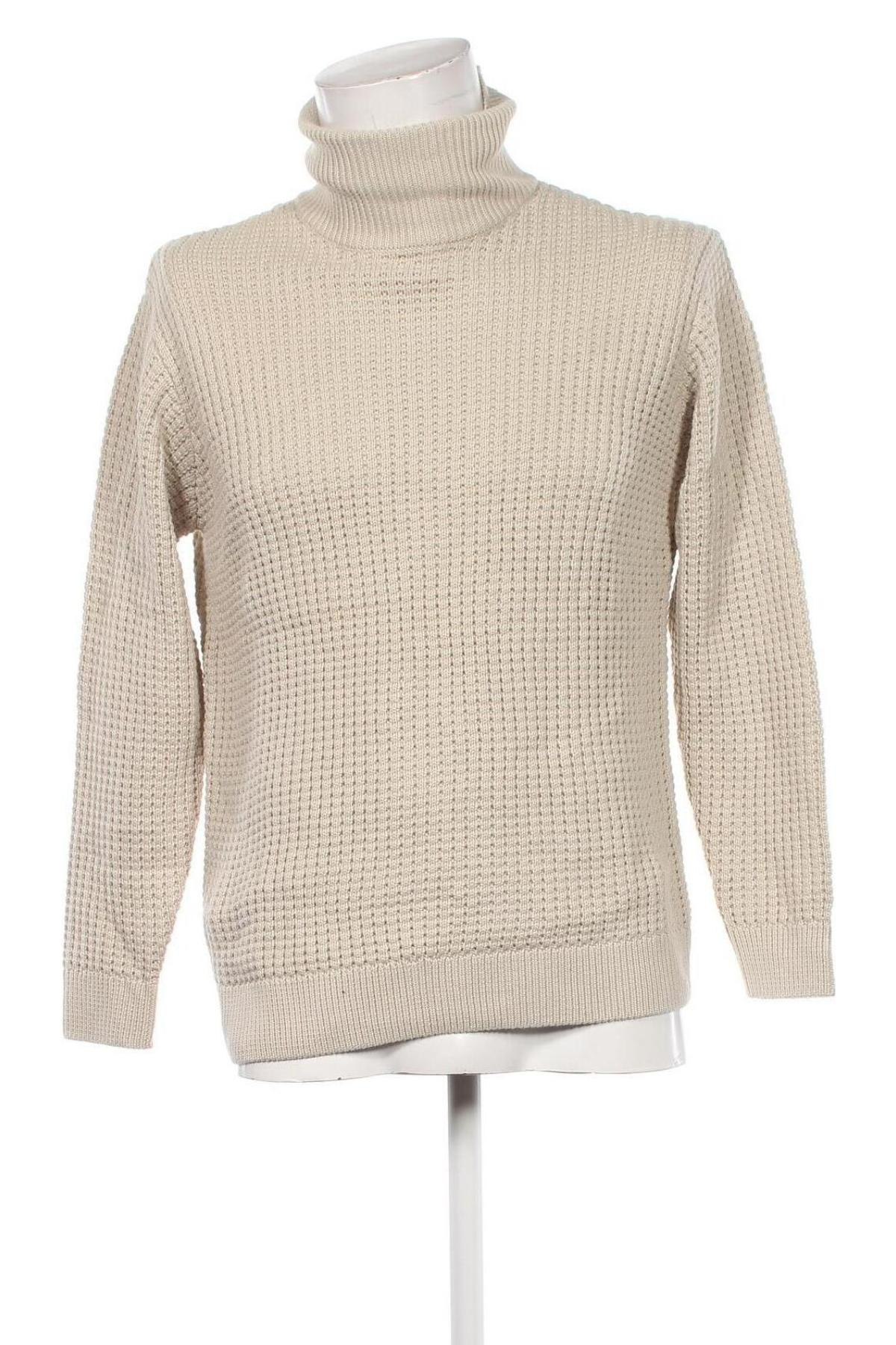 Herrenpullover Pull&Bear, Größe M, Farbe Beige, Preis 24,99 €