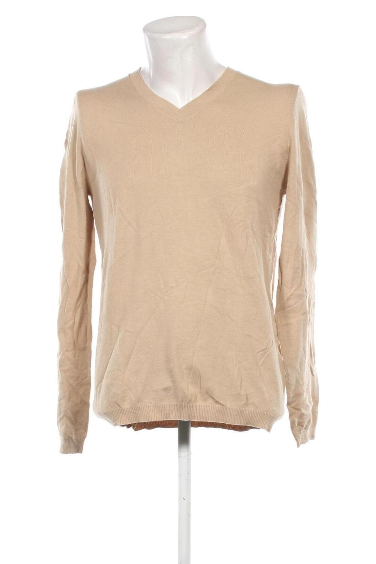 Herrenpullover Sisley, Größe XL, Farbe Beige, Preis € 28,49