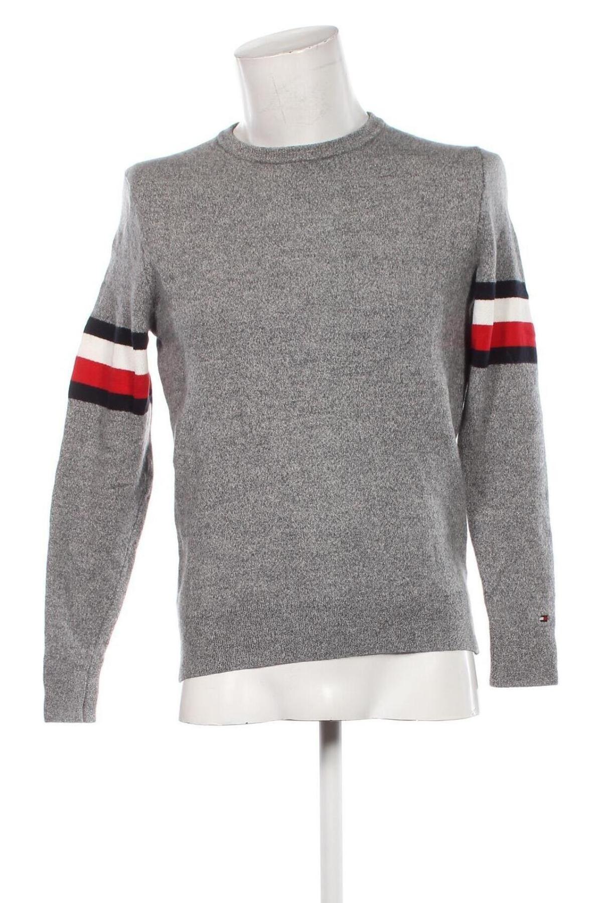 Herrenpullover Tommy Hilfiger, Größe L, Farbe Grau, Preis 40,49 €