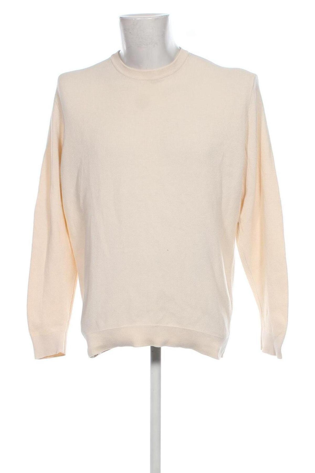 Herrenpullover Zara, Größe M, Farbe Ecru, Preis € 11,49