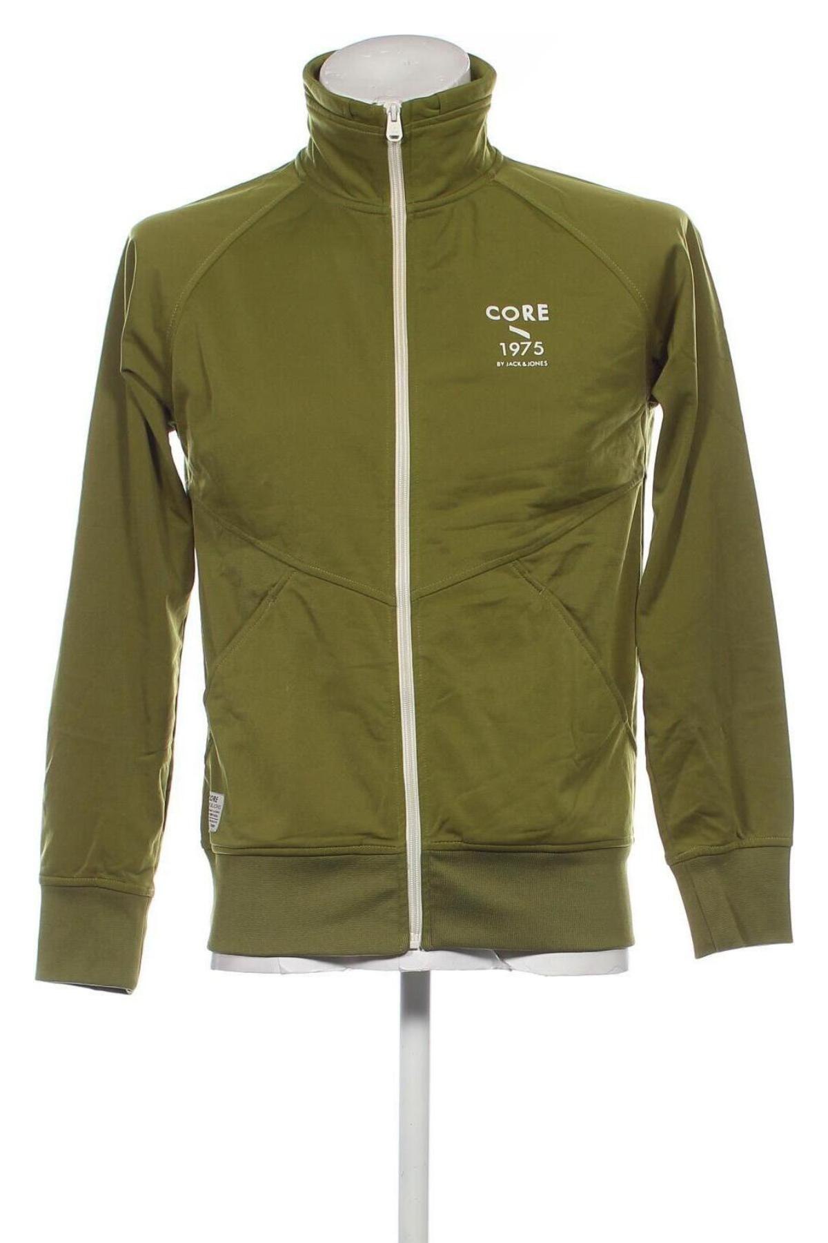 Pánská mikina  Core By Jack & Jones, Velikost M, Barva Zelená, Cena  229,00 Kč