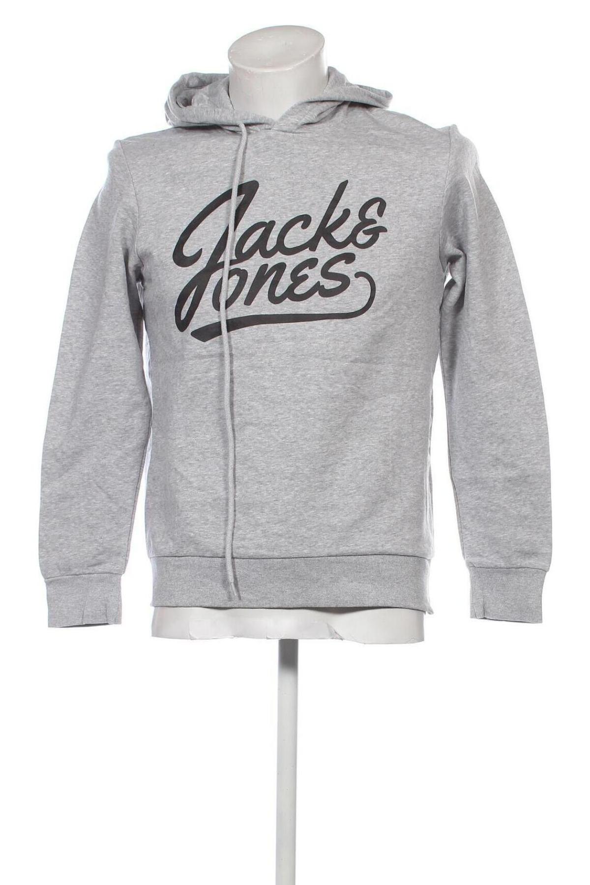 Мъжки суичър Jack & Jones, Размер M, Цвят Сив, Цена 34,49 лв.