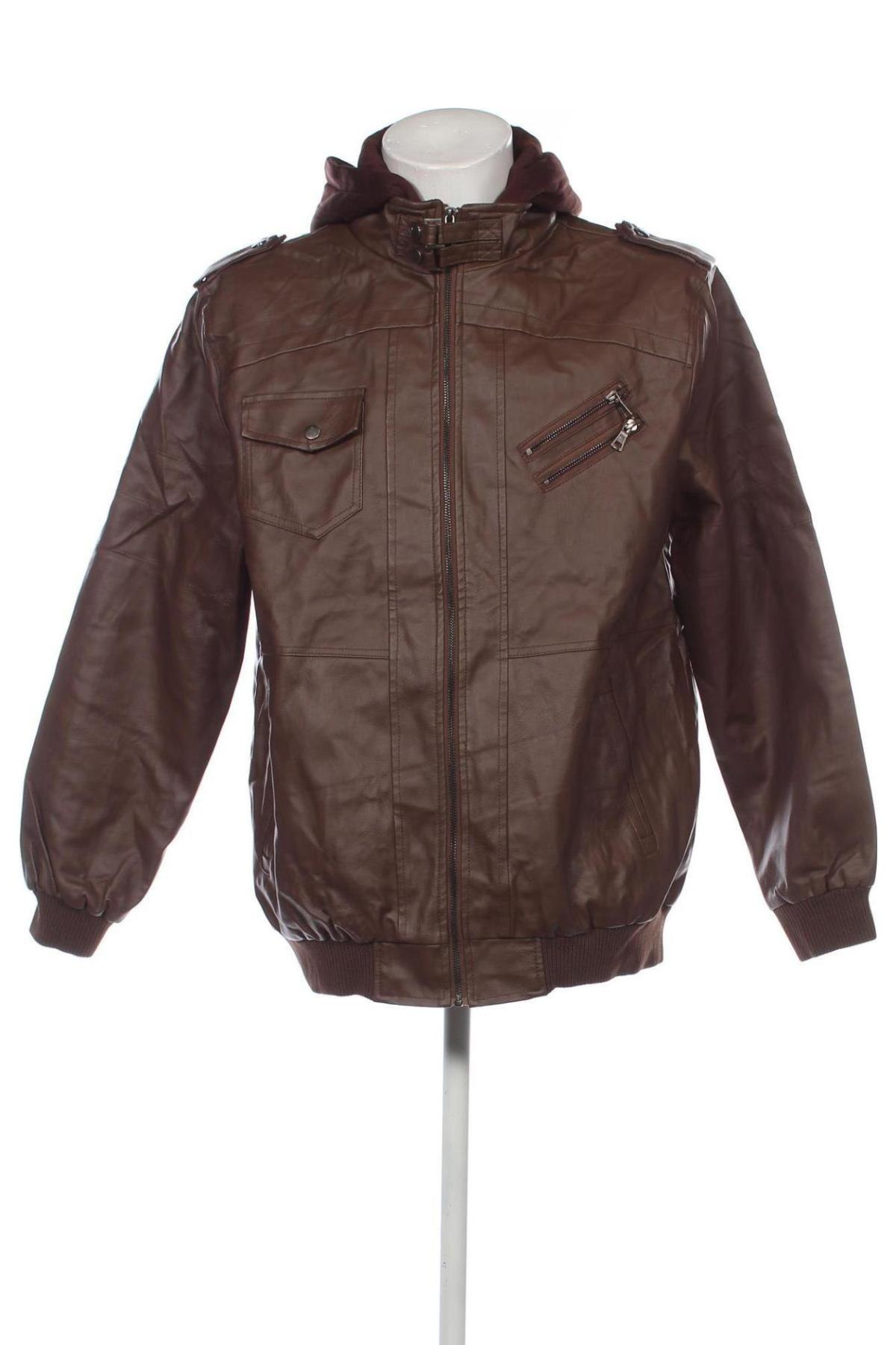 Herren Lederjacke, Größe XL, Farbe Braun, Preis € 34,49