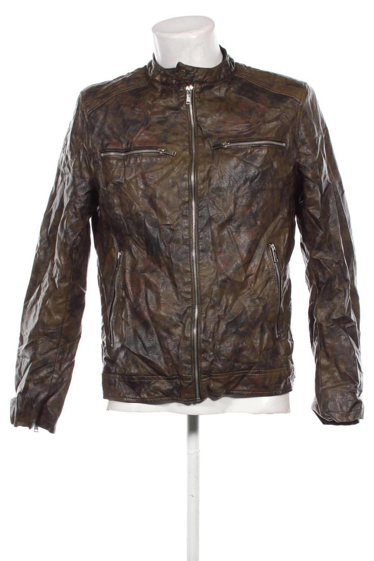 Herren Lederjacke, Größe L, Farbe Mehrfarbig, Preis € 34,49