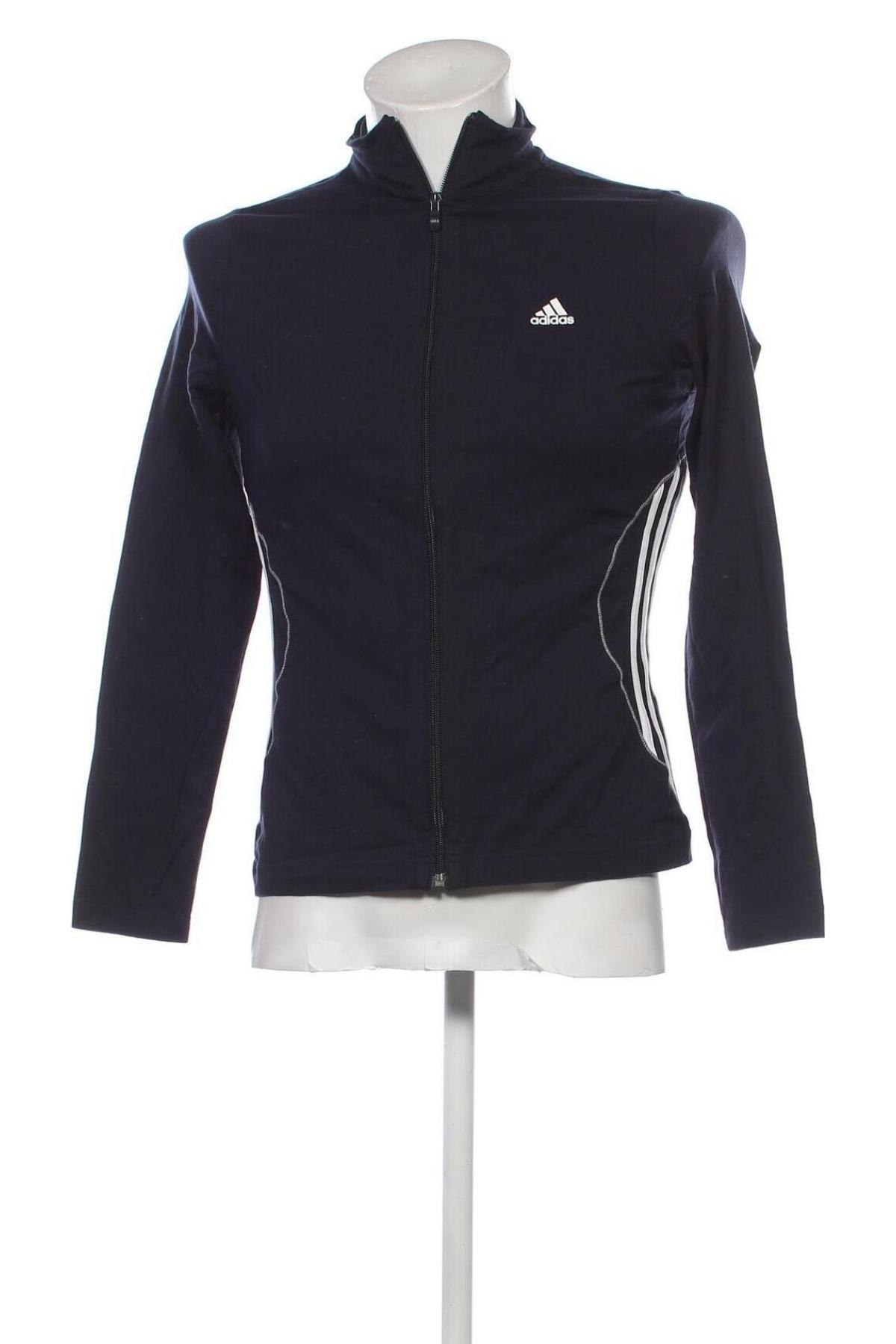 Bluză trening de bărbați Adidas, Mărime M, Culoare Albastru, Preț 157,99 Lei