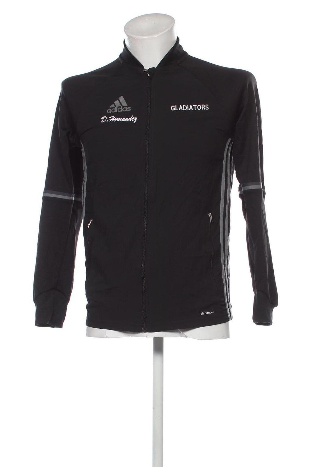 Herren Sportoberteil Adidas, Größe S, Farbe Schwarz, Preis 30,99 €