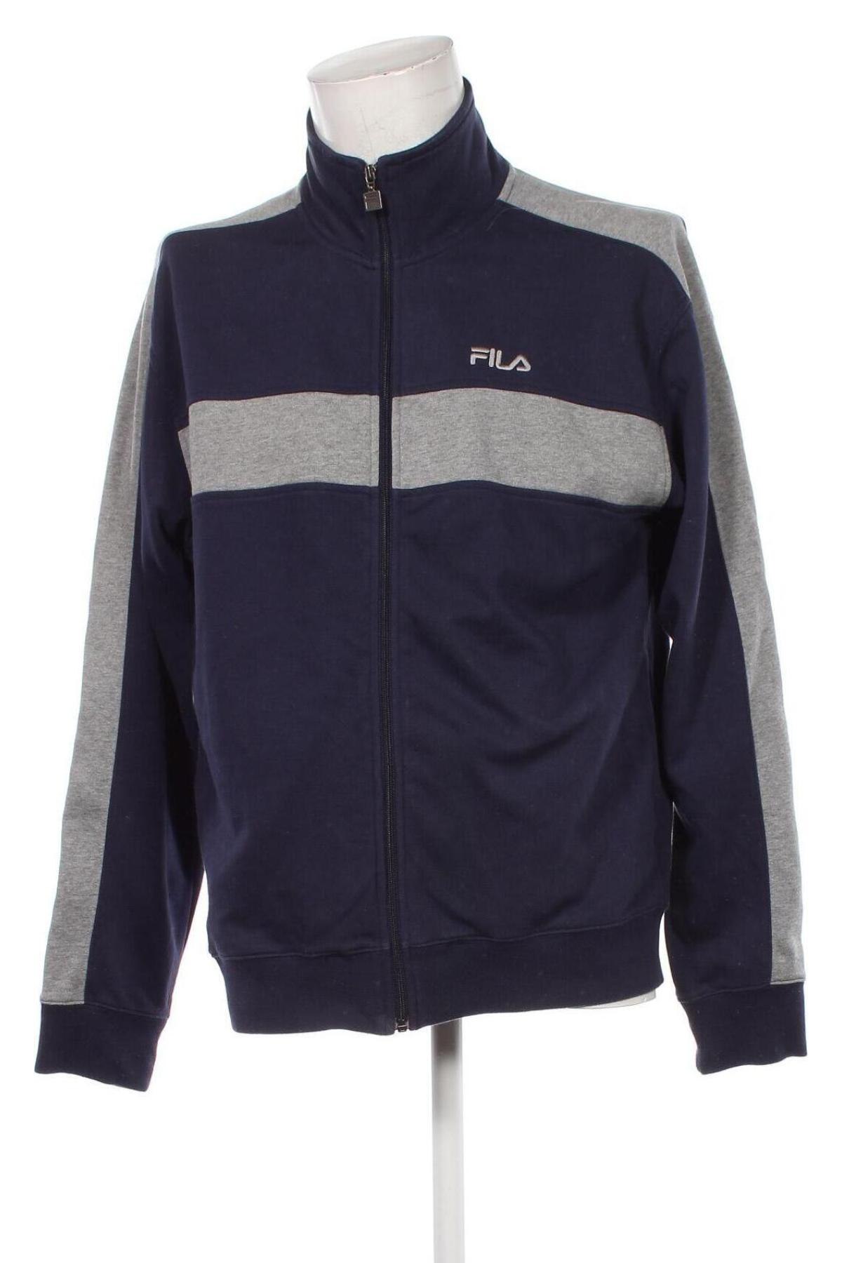 Męska bluza sportowa FILA, Rozmiar L, Kolor Niebieski, Cena 78,99 zł