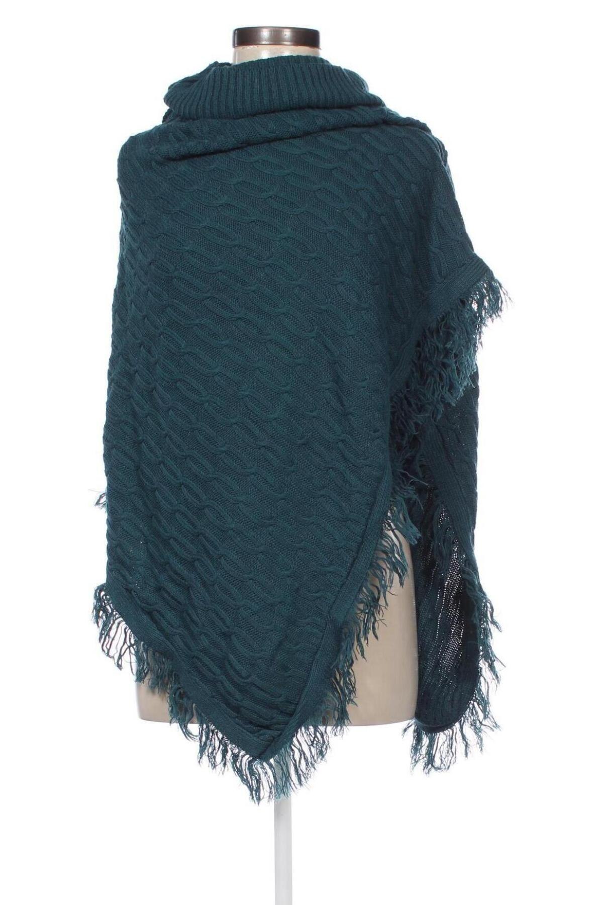 Poncho, Größe M, Farbe Grün, Preis 12,99 €