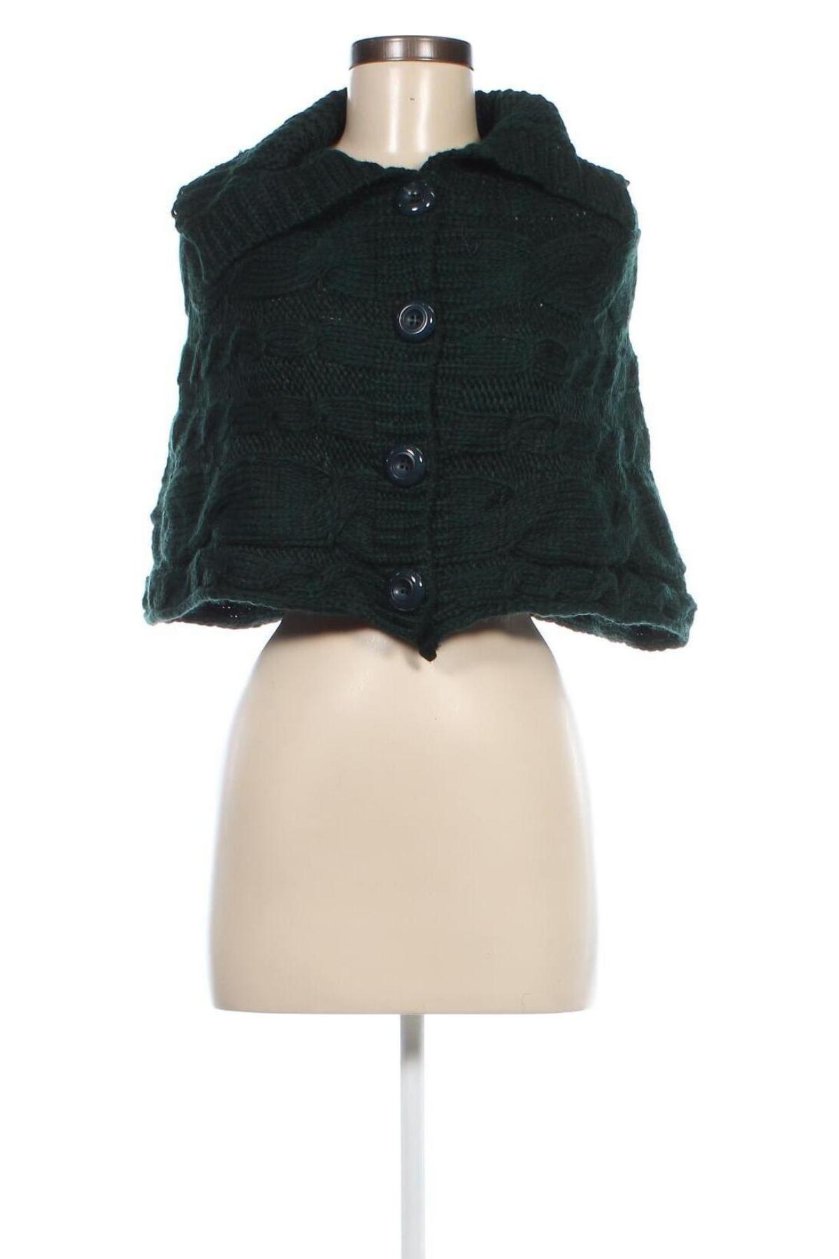 Poncho, Mărime XXS, Culoare Verde, Preț 64,99 Lei