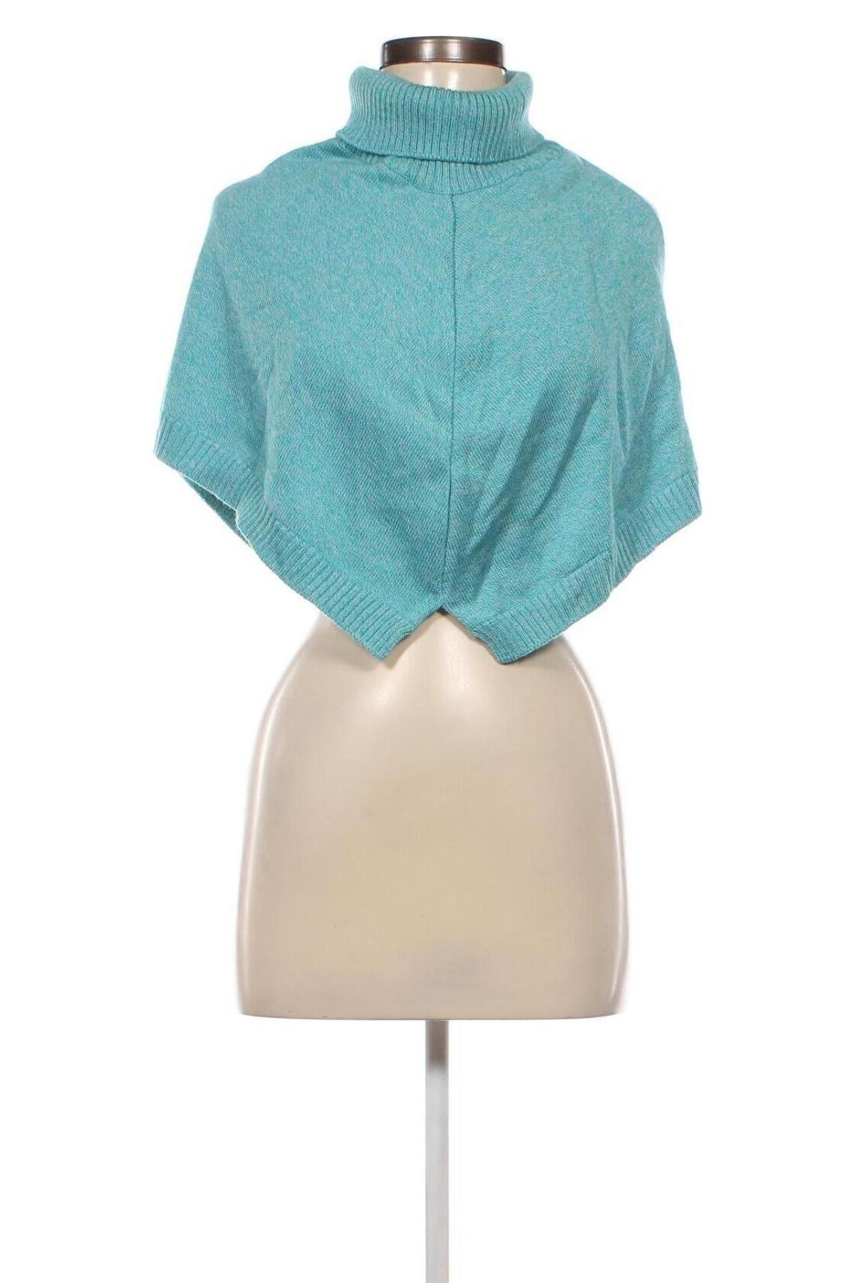 Poncho, Größe M, Farbe Blau, Preis € 20,49