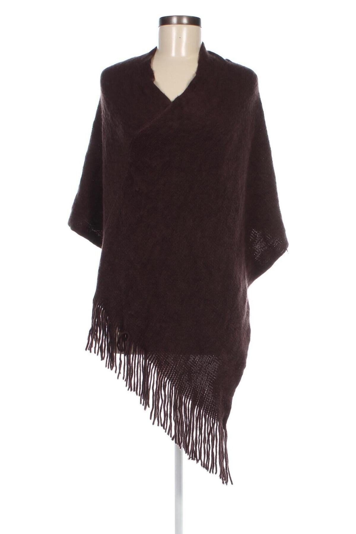 Poncho, Größe S, Farbe Braun, Preis € 13,99