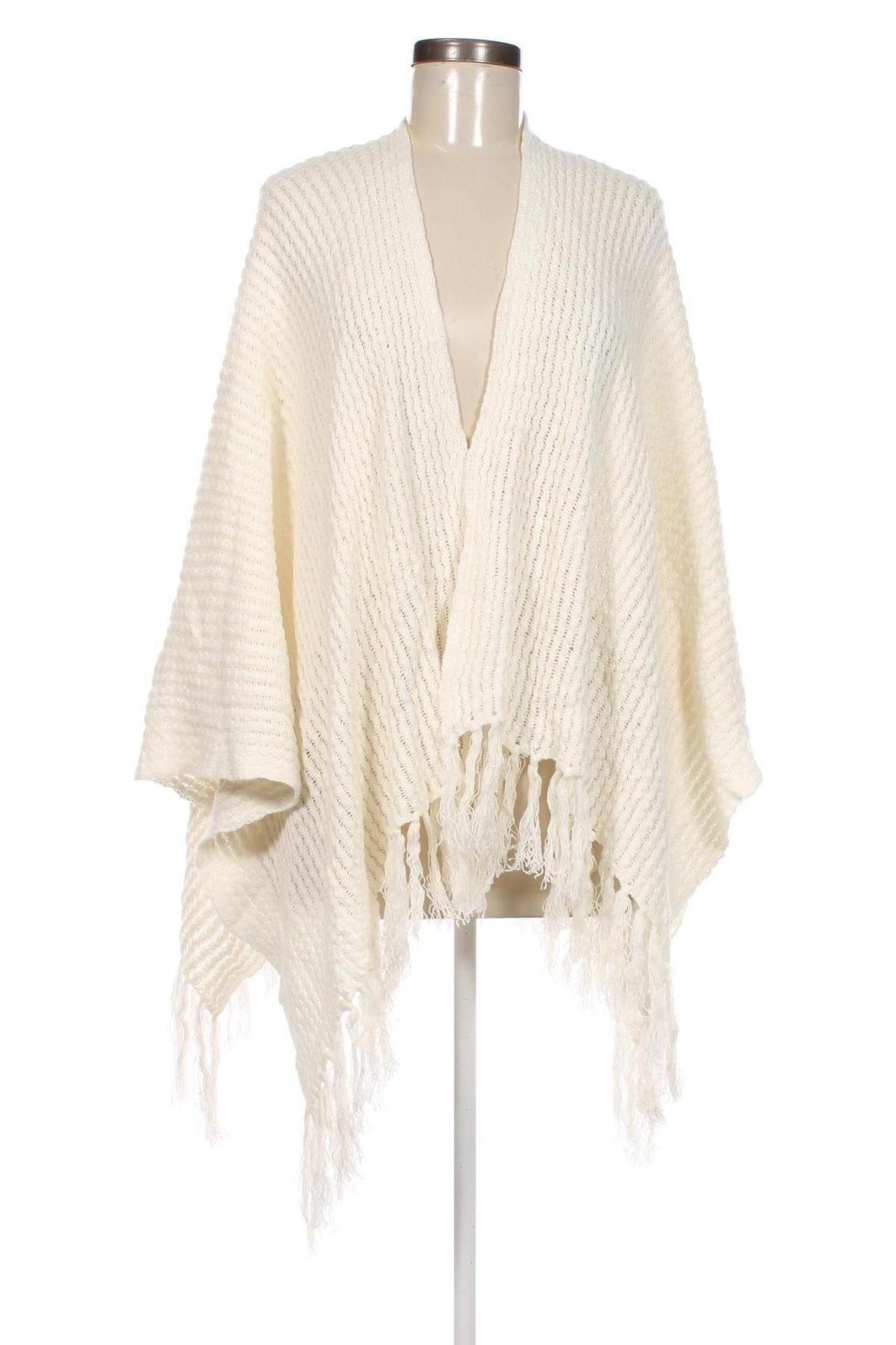 Poncho, Größe M, Farbe Ecru, Preis 20,49 €