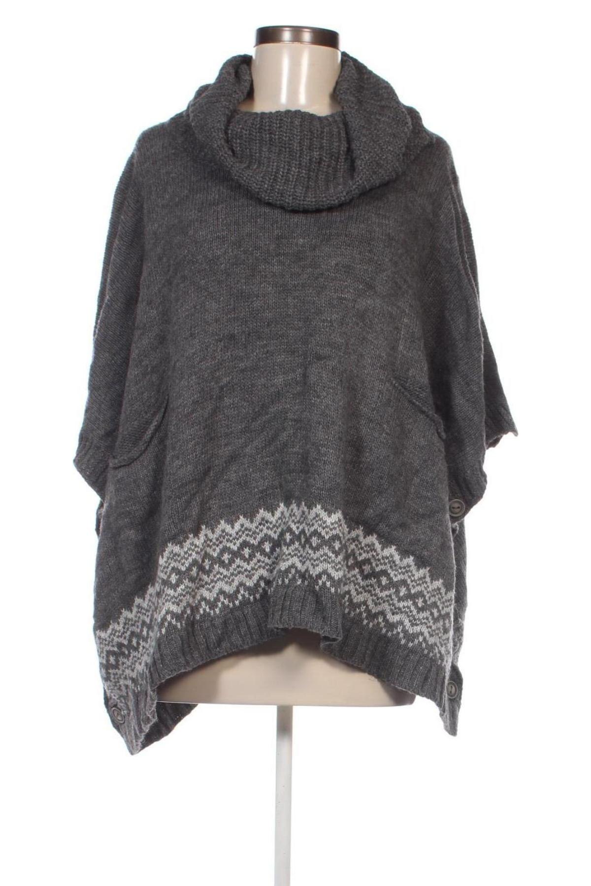 Poncho Emma, Mărime XXL, Culoare Gri, Preț 95,99 Lei