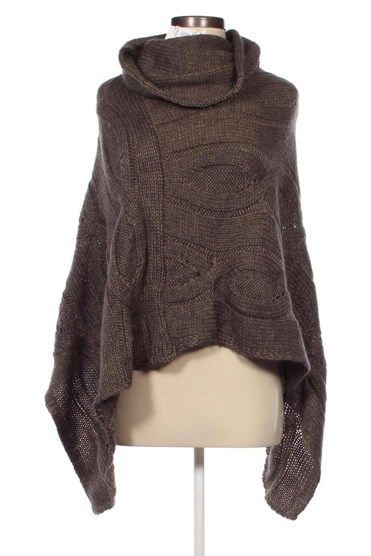 Poncho NABILA, Größe M, Farbe Braun, Preis € 31,49