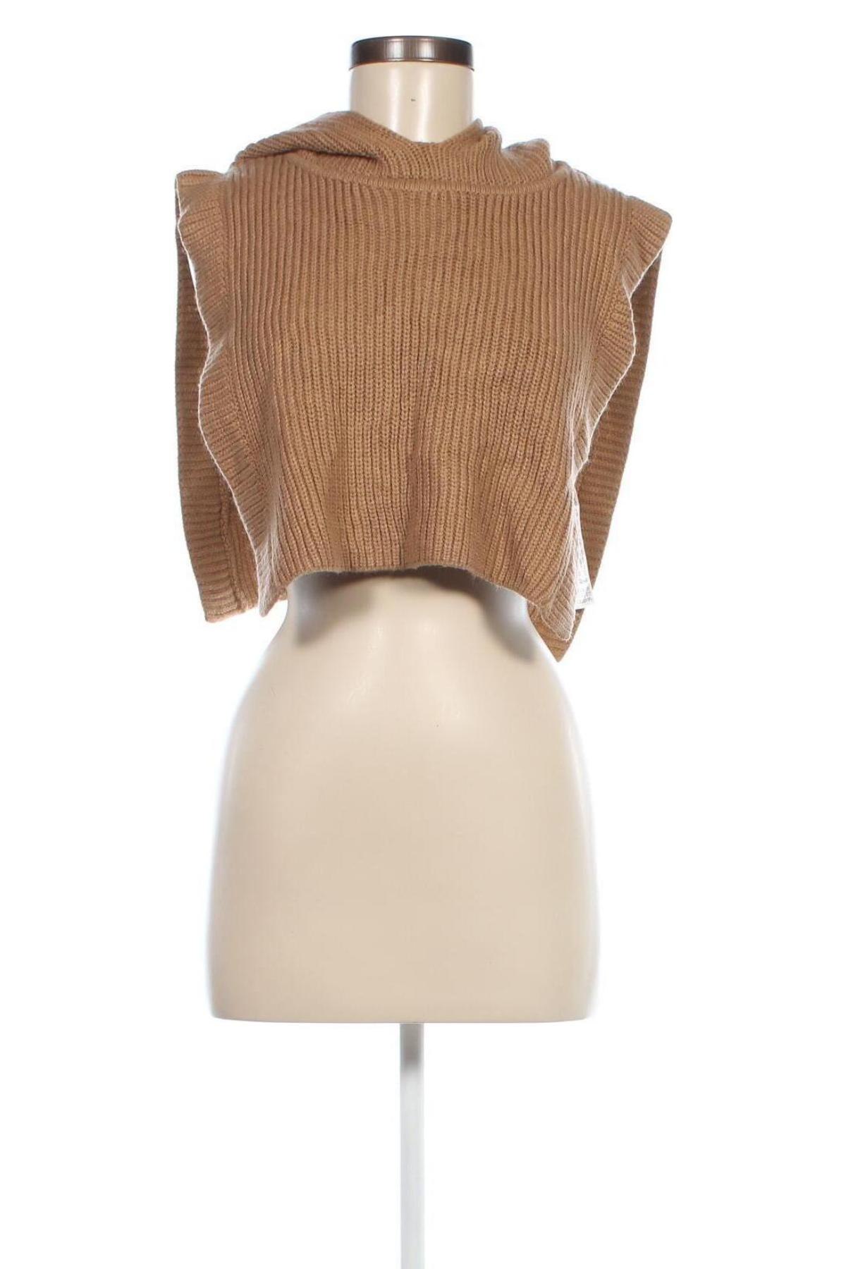 Poncho Zara, Größe S, Farbe Beige, Preis 22,99 €