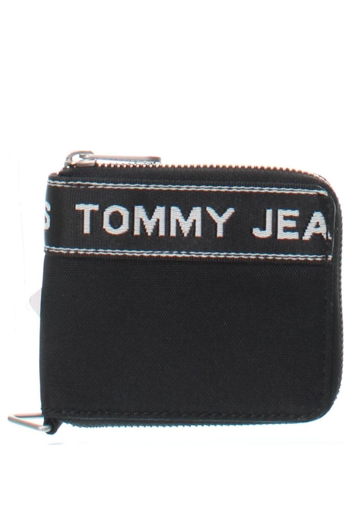 Портмоне Tommy Jeans, Цвят Черен, Цена 33,24 лв.