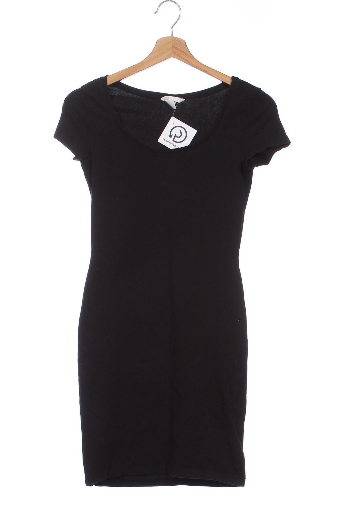 Kleid H&M, Größe XS, Farbe Schwarz, Preis 10,99 €