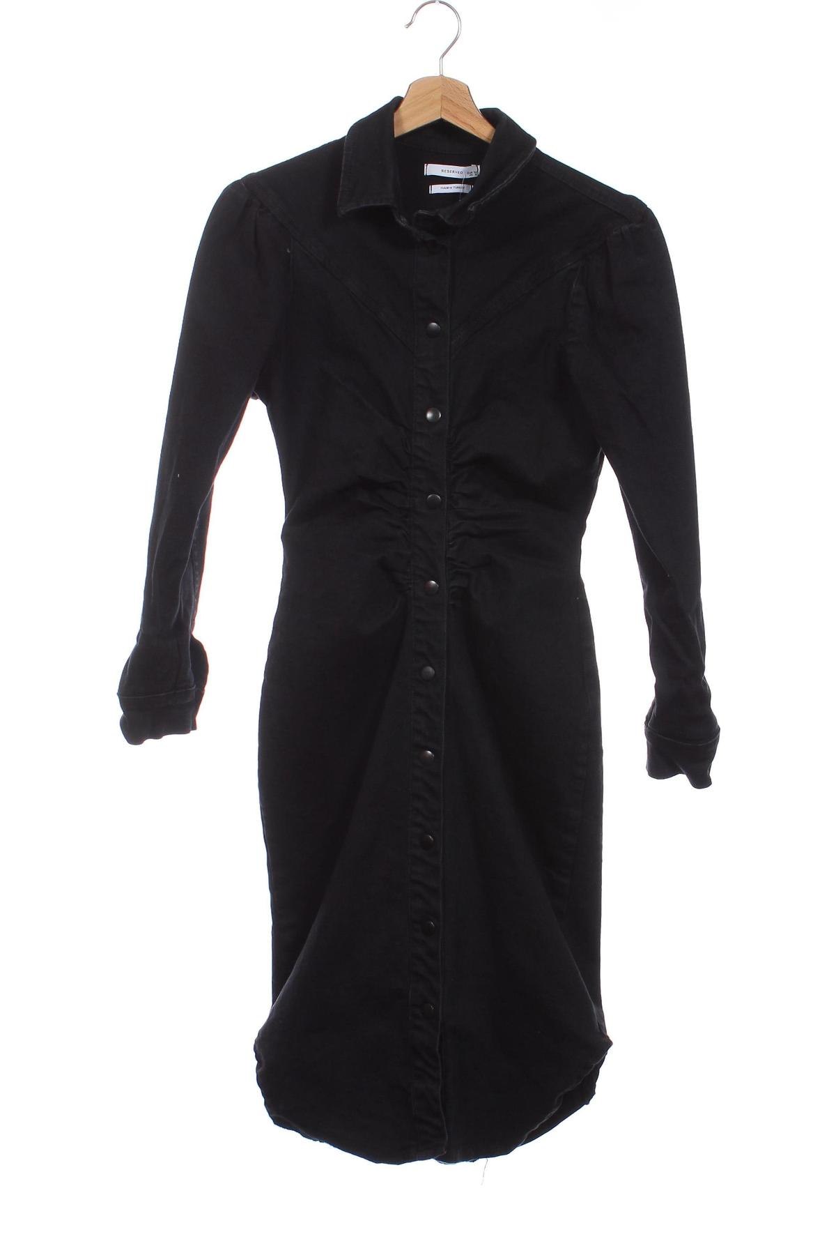 Kleid Reserved, Größe XS, Farbe Schwarz, Preis € 11,99