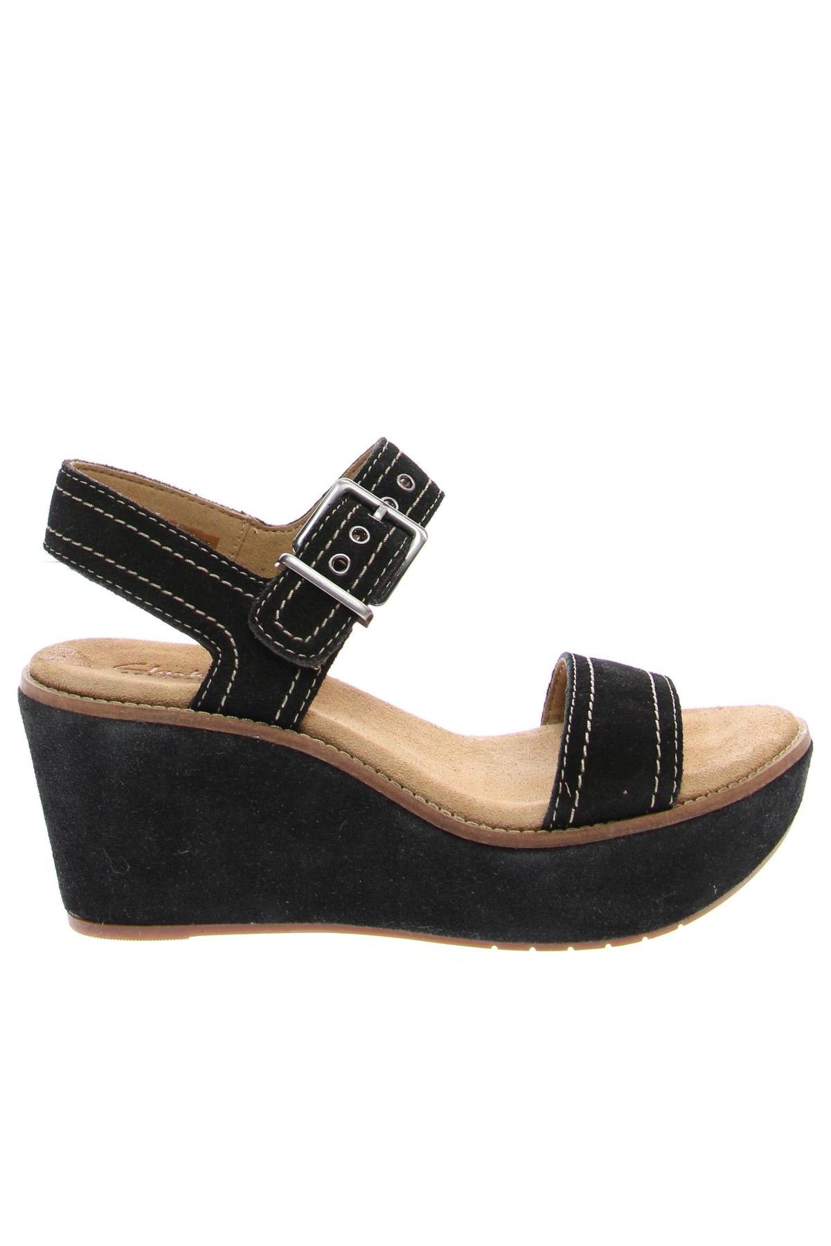 Sandale Clarks, Mărime 38, Culoare Negru, Preț 183,99 Lei