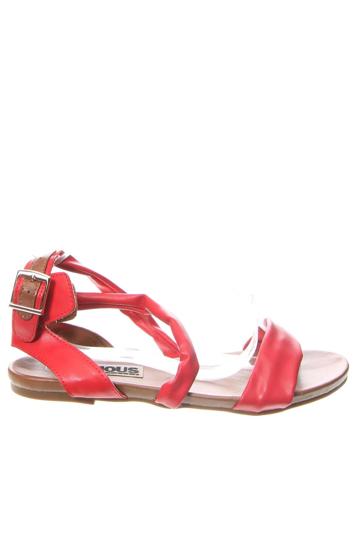 Sandalen Famous, Größe 37, Farbe Rot, Preis € 11,99