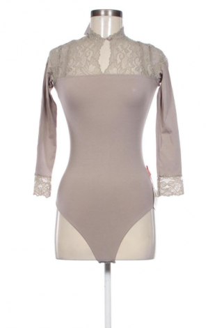 Bluză-body de damă. Mimo, Mărime S, Culoare Bej, Preț 254,16 Lei