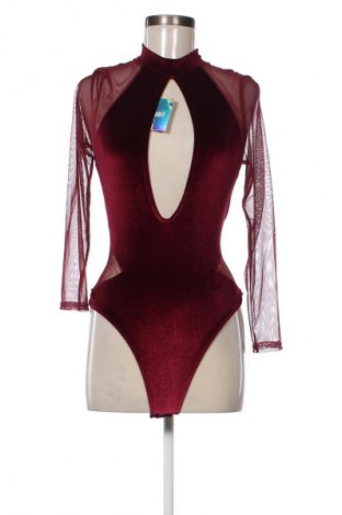 Damska bluzka-body Missguided, Rozmiar M, Kolor Czerwony, Cena 71,26 zł