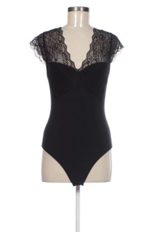 Γυναικεία μπλούζα-Κορμάκι Pieces, Μέγεθος L, Χρώμα Μαύρο, Τιμή 28,99 €