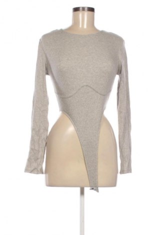 Bluză-body de damă. Zara, Mărime L, Culoare Gri, Preț 192,50 Lei