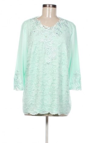 Γυναικεία μπλούζα Alfredo Pauly, Μέγεθος XL, Χρώμα Πράσινο, Τιμή 16,99 €