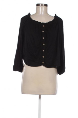 Дамска блуза Bershka, Размер L, Цвят Черен, Цена 19,00 лв.