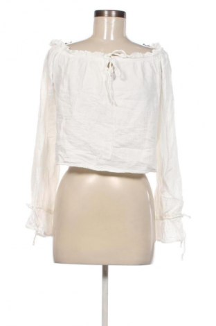 Дамска блуза Bershka, Размер S, Цвят Бял, Цена 6,99 лв.