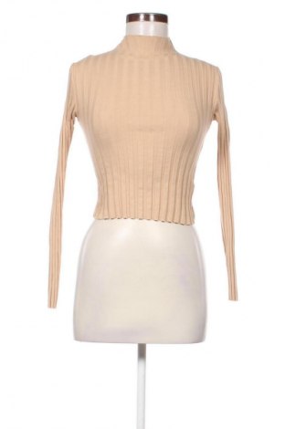 Damen Shirt Bershka, Größe S, Farbe Beige, Preis € 9,72