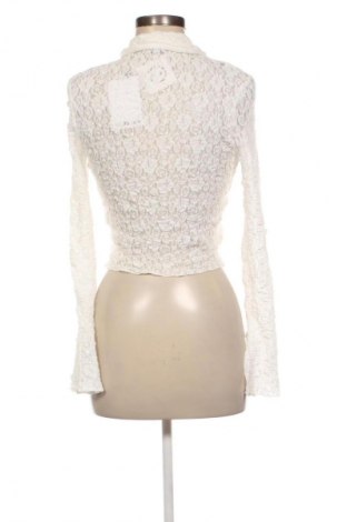 Damen Shirt Bershka, Größe L, Farbe Weiß, Preis € 11,99