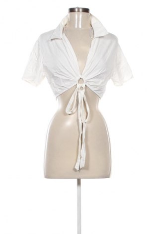 Дамска блуза Bershka, Размер M, Цвят Бял, Цена 6,99 лв.