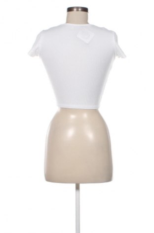 Damen Shirt Bershka, Größe S, Farbe Weiß, Preis € 7,99