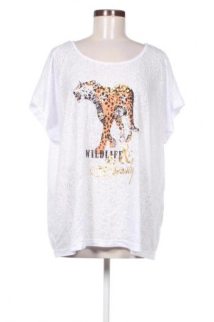 Bluzka damska Brandtex, Rozmiar 3XL, Kolor Biały, Cena 35,99 zł