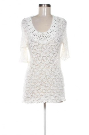 Γυναικεία μπλούζα Canda, Μέγεθος L, Χρώμα Εκρού, Τιμή 18,04 €