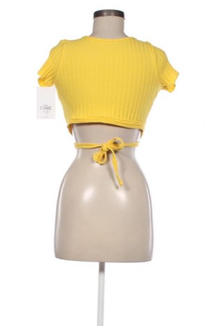 Bluzka damska Chic, Rozmiar S, Kolor Żółty, Cena 71,91 zł