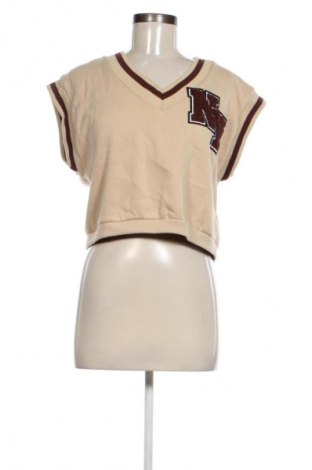 Дамска блуза Fb Sister, Размер XXS, Цвят Бежов, Цена 39,14 лв.