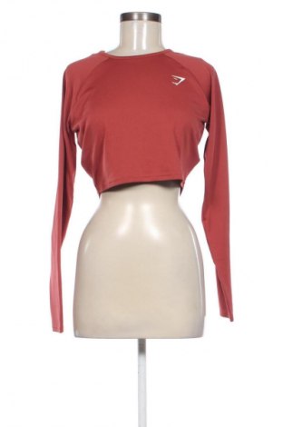 Bluzka damska Gymshark, Rozmiar M, Kolor Brązowy, Cena 76,40 zł
