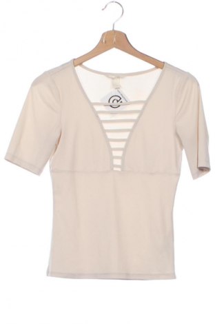 Bluză de femei H&M, Mărime XS, Culoare Bej, Preț 50,37 Lei