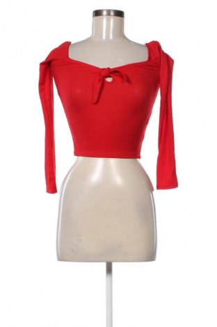 Bluzka damska H&M Divided, Rozmiar XS, Kolor Czerwony, Cena 43,68 zł