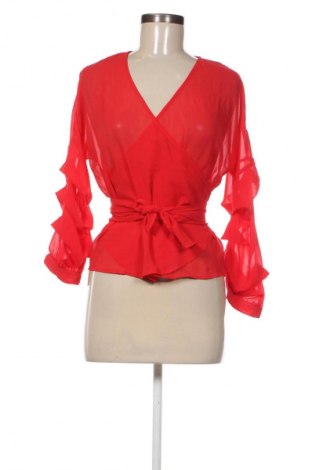 Γυναικεία μπλούζα NA-KD, Μέγεθος XS, Χρώμα Κόκκινο, Τιμή 8,99 €