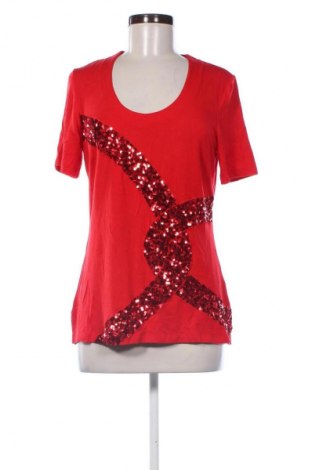 Damen Shirt Pompoos Design By Harald Gloockler, Größe M, Farbe Rot, Preis 20,92 €