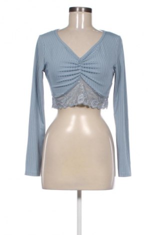 Дамска блуза SHEIN, Размер L, Цвят Син, Цена 19,00 лв.