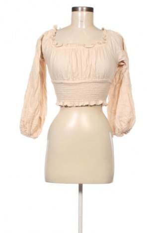 Bluză de femei SHEIN, Mărime S, Culoare Bej, Preț 32,99 Lei