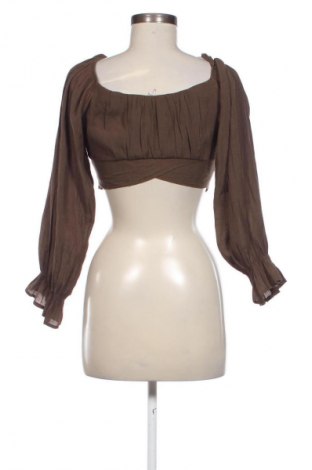 Γυναικεία μπλούζα SHEIN, Μέγεθος M, Χρώμα Καφέ, Τιμή 10,00 €