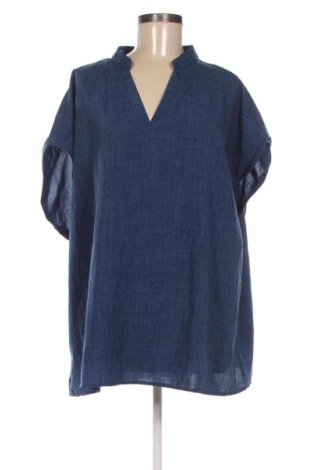 Дамска блуза SHEIN, Размер 4XL, Цвят Син, Цена 19,55 лв.