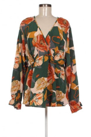 Дамска блуза SHEIN, Размер 3XL, Цвят Многоцветен, Цена 16,99 лв.