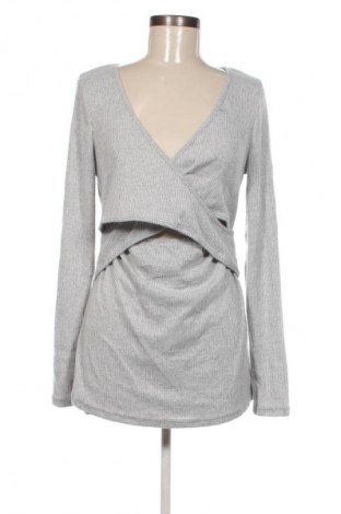 Дамска блуза SHEIN, Размер M, Цвят Сив, Цена 8,99 лв.